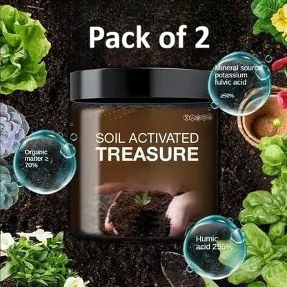 Soil Activated Treasure Premium Soil Activator 200gram (Pack of 2)